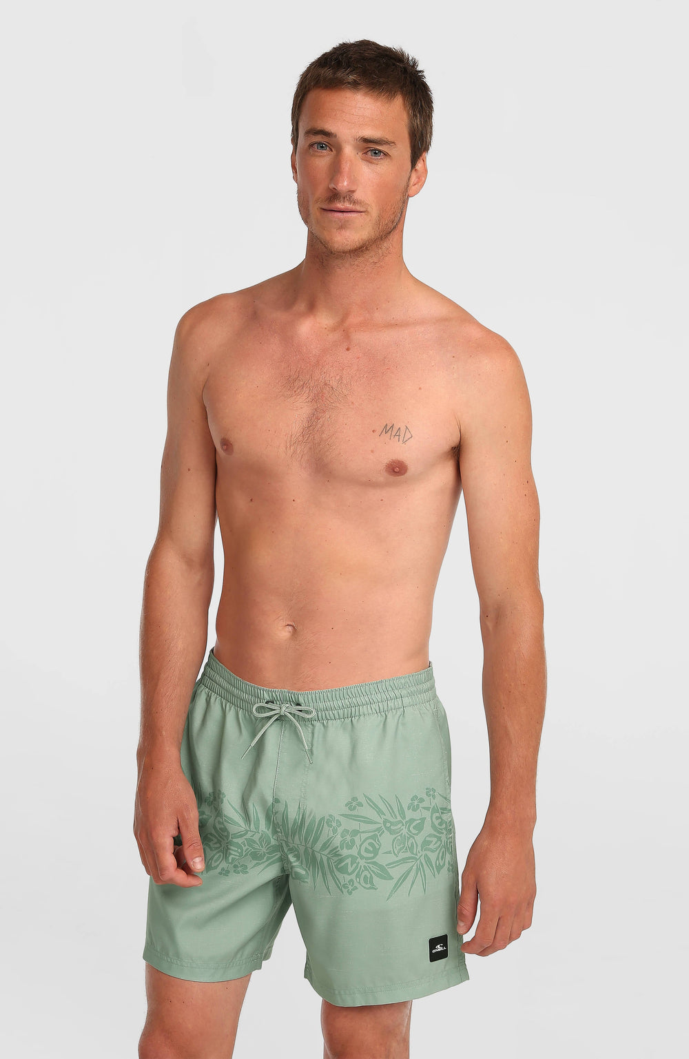 O'Neill Uni Flower 16'' Swimshorts Men - Green Tropical Stripe