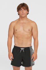 Retro 14'' Swim Shorts Men - Black Out Colour Block