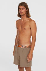 Pocket Print 16'' Swim Shorts Men - Pure Cashmere