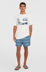 Cali First 15'' Swim Shorts Men - Blue O'Neill Stripe