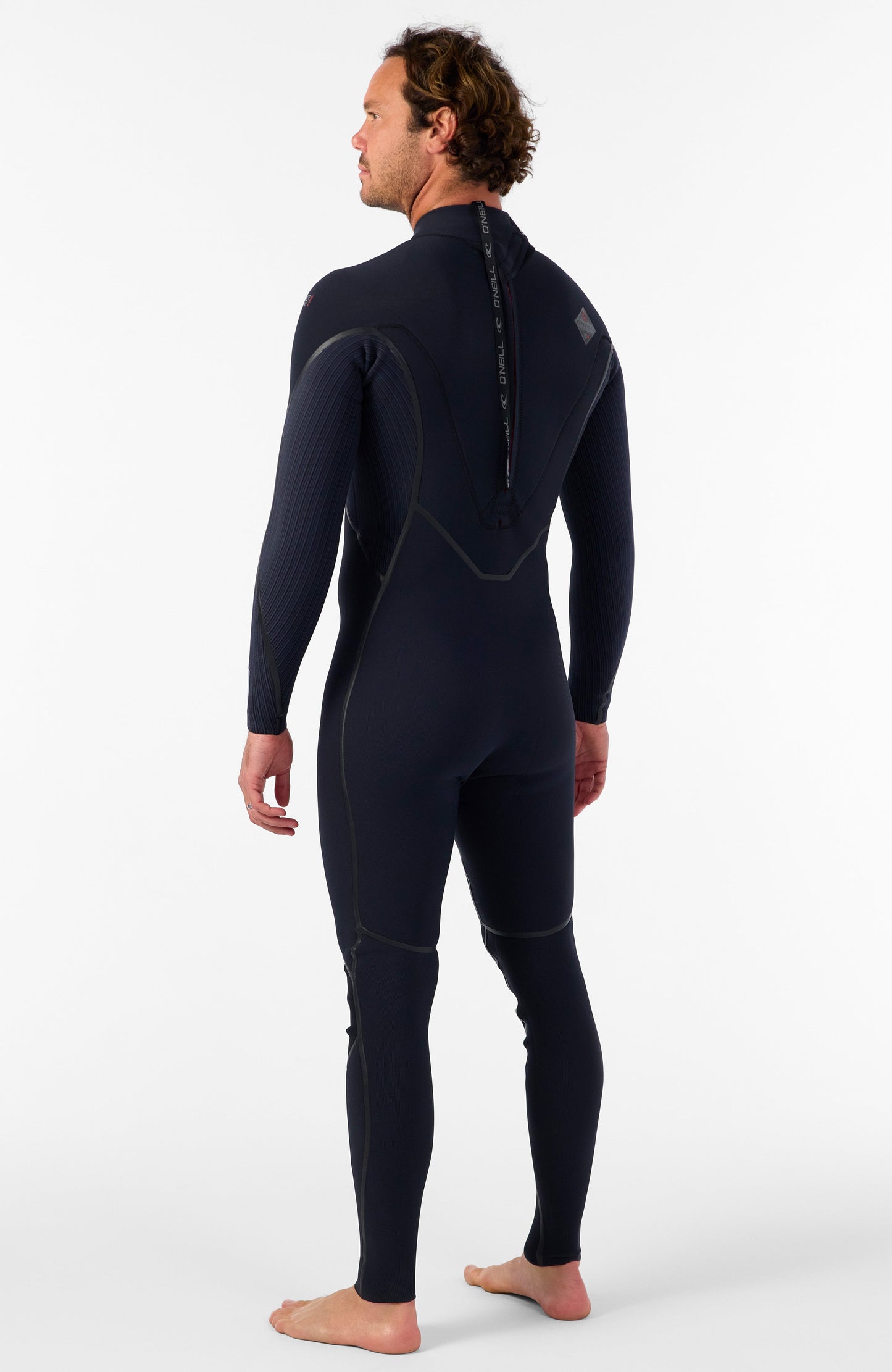 Hyperfreak Fire 4/3mm+ Back Zip Full Wetsuit Men|Wetsuits - BLACK/BLACK