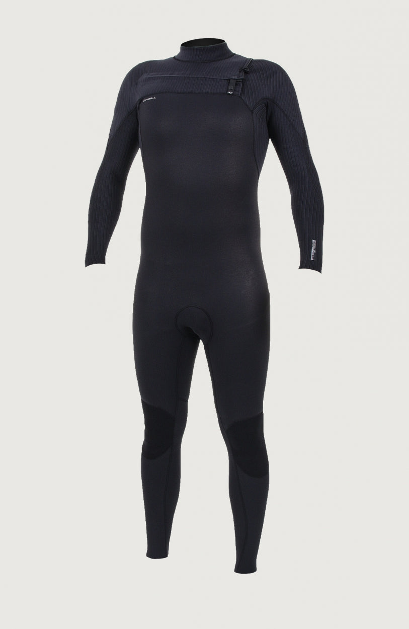 O'Neill Hyperfreak 3/2mm Chest Zip Full Wetsuit – O'Neill Men|Wetsuits - BLACK/BLACK