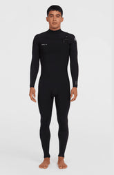 Epic 3/2 Chest Zip Full Wetsuit Men|Wetsuits - A05 BLK/BLK/BLK