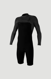 Hyperfreak 2mm Chest Zip Longsleeve Spring Wetsuit Men|Wetsuits - BLACK/BLACK