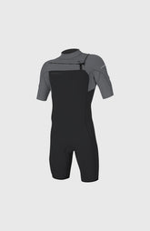 O'Neill Hammer 2mm Chest Zip Shortsleeve Spring Wetsuit – O'Neill Men|Wetsuits - TEMPEREDSTEEL/SMOKE/SMOKE