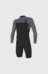O'Neill Men Hammer 2mm Chest Zip Long Sleeve Spring Wetsuit Men – O'Neill Men|Wetsuits - TEMPEREDSTEEL/SMOKE/SMOKE