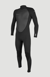 Reactor-2 3/2mm Back Zip Full Wetsuit Men|Wetsuits - BLACK/BLACK