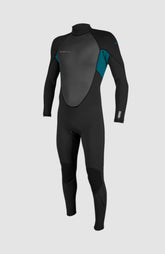 Reactor-2 3/2mm Back Zip Full Wetsuit Men|Wetsuits - BLACK/TIDE POOL