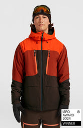 FWC’Peak Fire Snow Jacket Men - Flame Colour Block