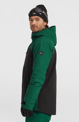 FWC'Cruz Duo Snow Jacket Men - Emerald Envy Colour Block
