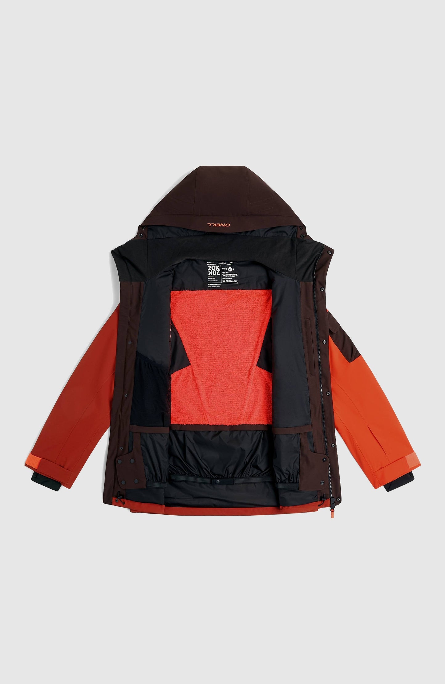 FWC'Peak Pro Snow Jacket Men - Bonfire Colour Block