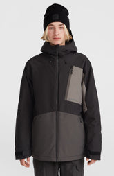 Hammer Block Snow Jacket Men - Black Out Colour Block