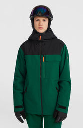 FWC'Peak Snow Jacket Men - Emerald Envy Colour Block