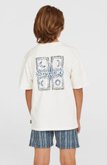 Cali 14'' Swim Shorts Kids - Blue Pressed Lines