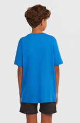 Chest Pocket T-Shirt Kids - Mediterranean Blue