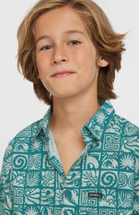 Print Shirt Kids - Blue Bricks