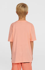 Stripe T-Shirt Kids - Coral Pop