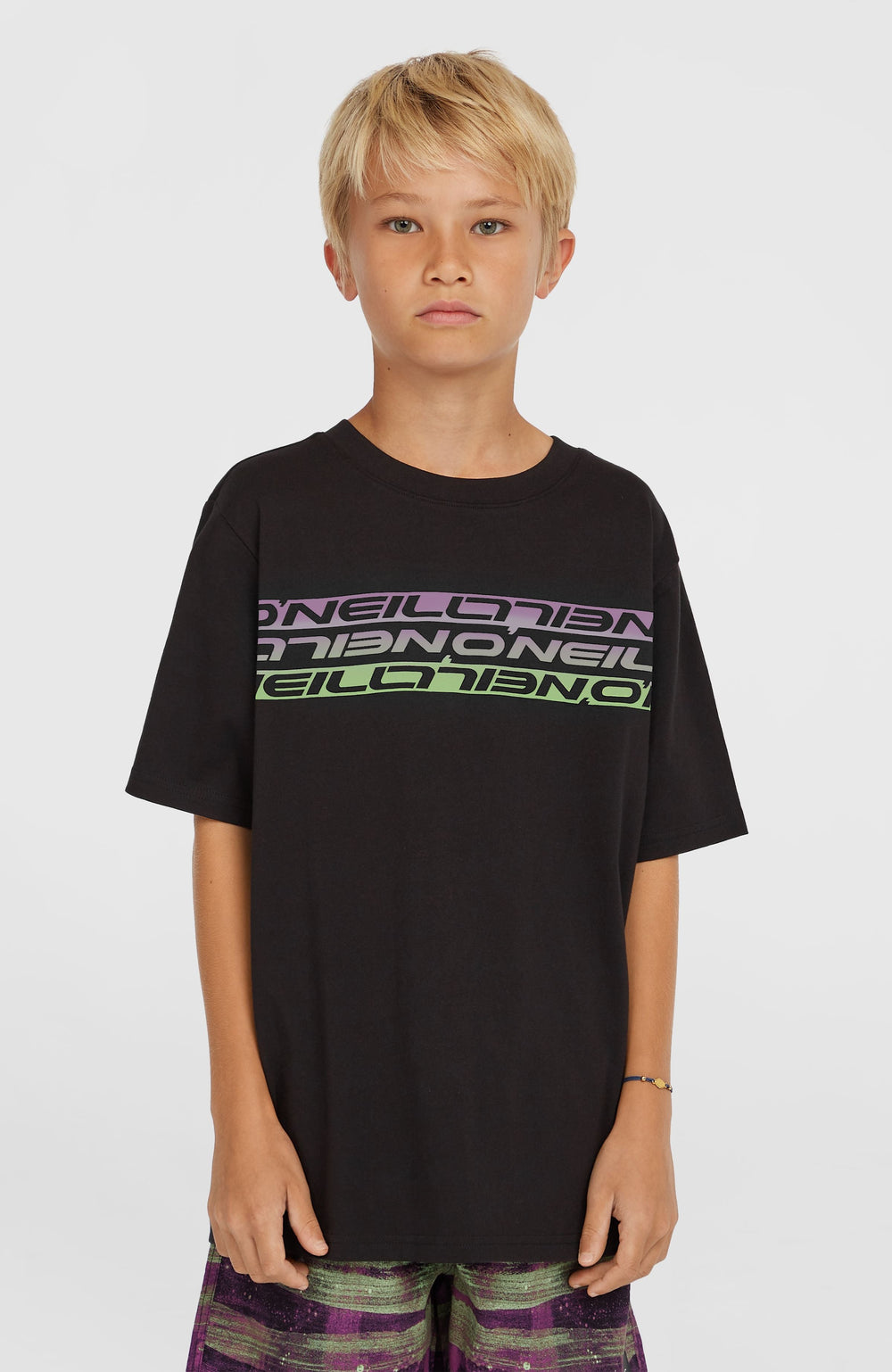 Stripe T-Shirt Kids - Black Out