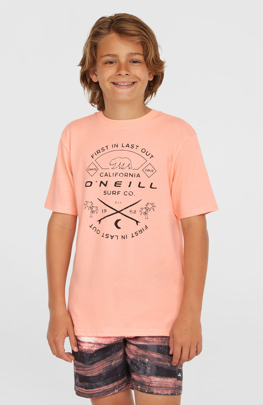 Jack O'Neill Muir T-Shirt Kids - Coral Pop