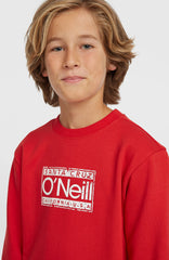 Cali Crew Sweatshirt Kids - High Risk Red