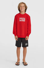 Cali Crew Sweatshirt Kids - High Risk Red