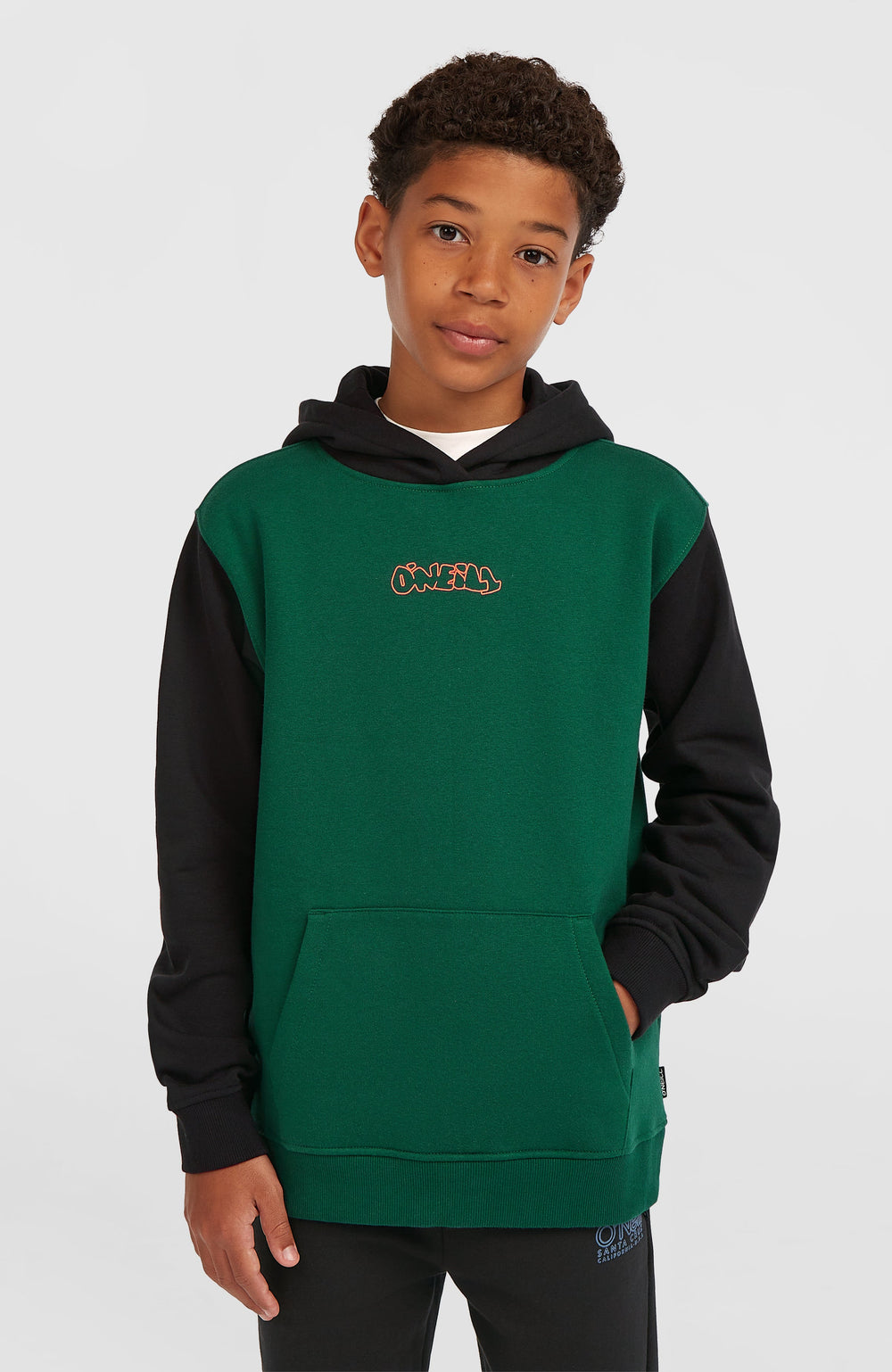FWC'Play Hoodie Kids - Emerald Envy Colour Block