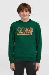 Essentials Crew Sweatshirt Kids - Emerald Envy