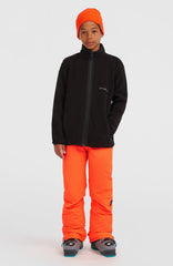 High-Pile Full-Zip Fleece Kids - Black Out