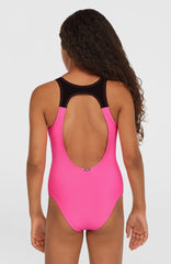 Essentials Sun & Joy Swimsuit Kids - Rosa Shocking