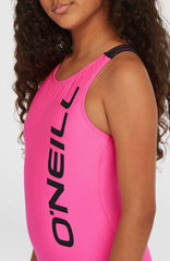 Essentials Sun & Joy Swimsuit Kids - Rosa Shocking