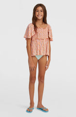 O'Neill Woven T-Shirt Kids - Funky Peach Swirly