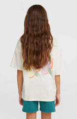 Essentials Script Sweatshorts Kids - Botanical Heat