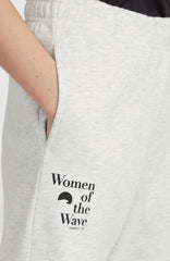 Women of the Wave Sweatpants Kids - White Melange