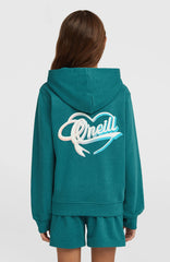 Essentials Script Hoodie Kids - Botanical Heat