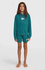 Essentials Script Hoodie Kids - Botanical Heat