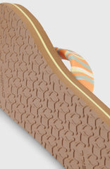Ditsy Sun Sandals Kids - Funky Peach Swirly
