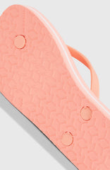 Profile Logo Sandals Kids - Coral Pink