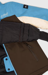 FWC'Cruz Triple Snow Jacket Kids - Coffee Bean Colour Block