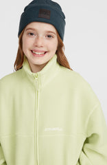 High-Pile Full-Zip Fleece Kids - Lime Wash