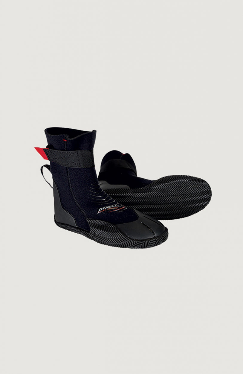 Kids Heat 5mm Zip Boot Wetsuits - Black