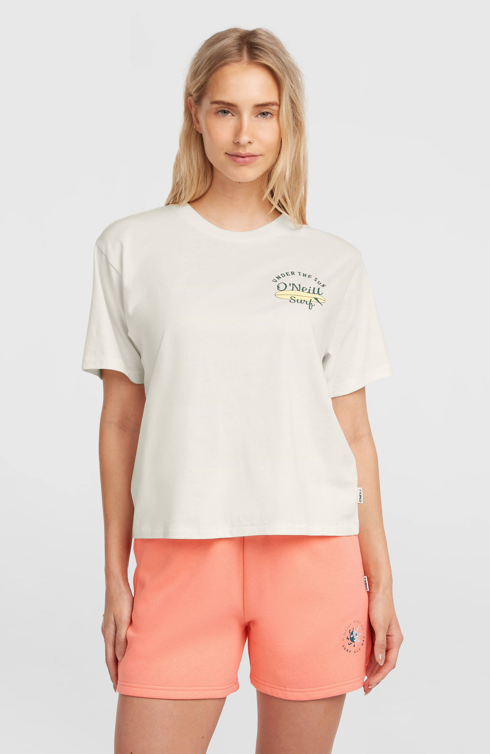 O’Neill Boxy Back Print T-Shirt Women - Snow White
