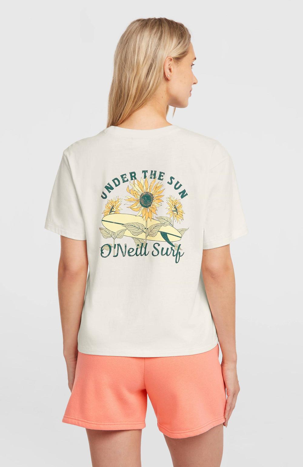 O’Neill Boxy Back Print T-Shirt Women - Snow White