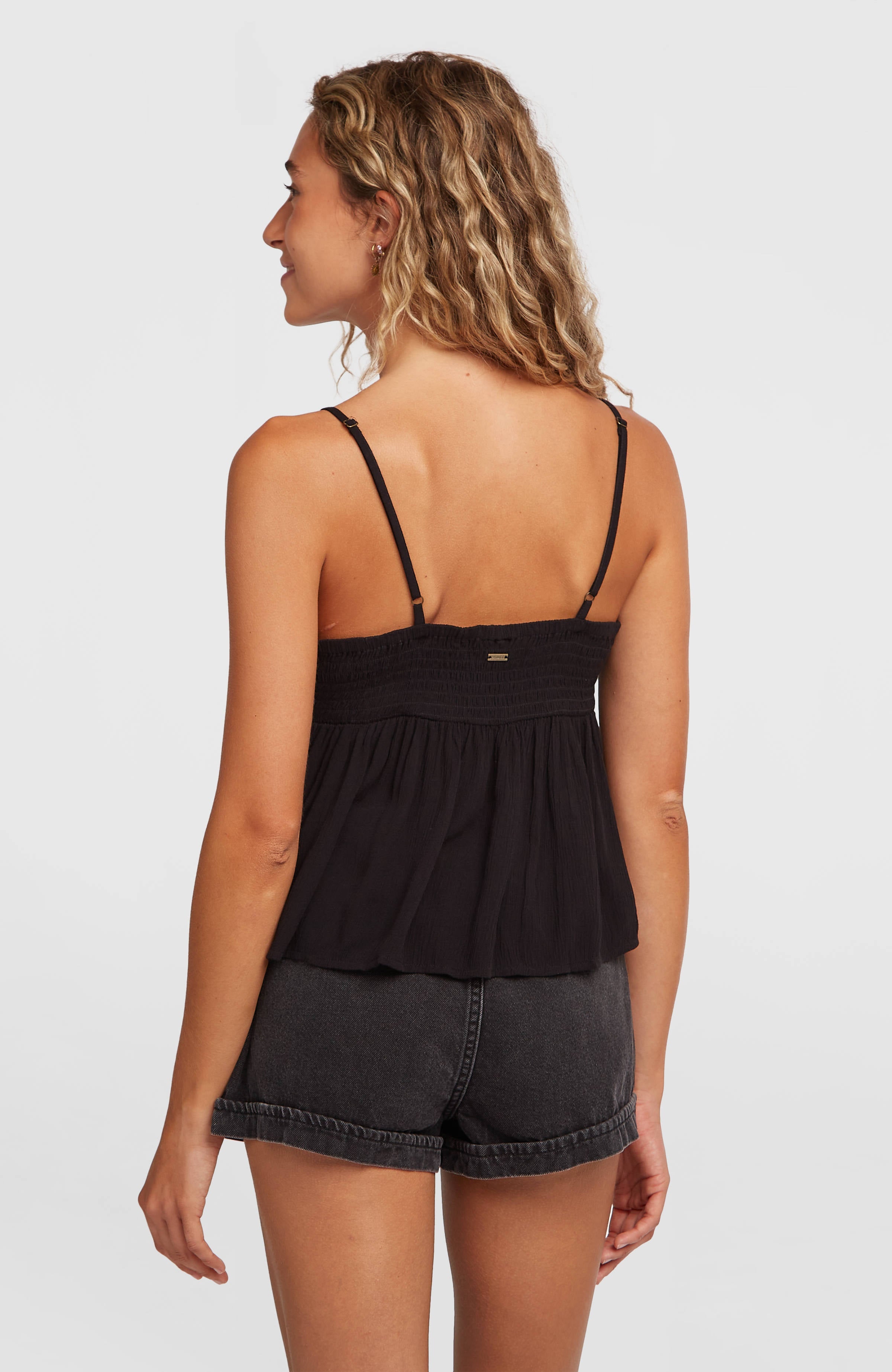 Reeta Woven Top Women - Black Out