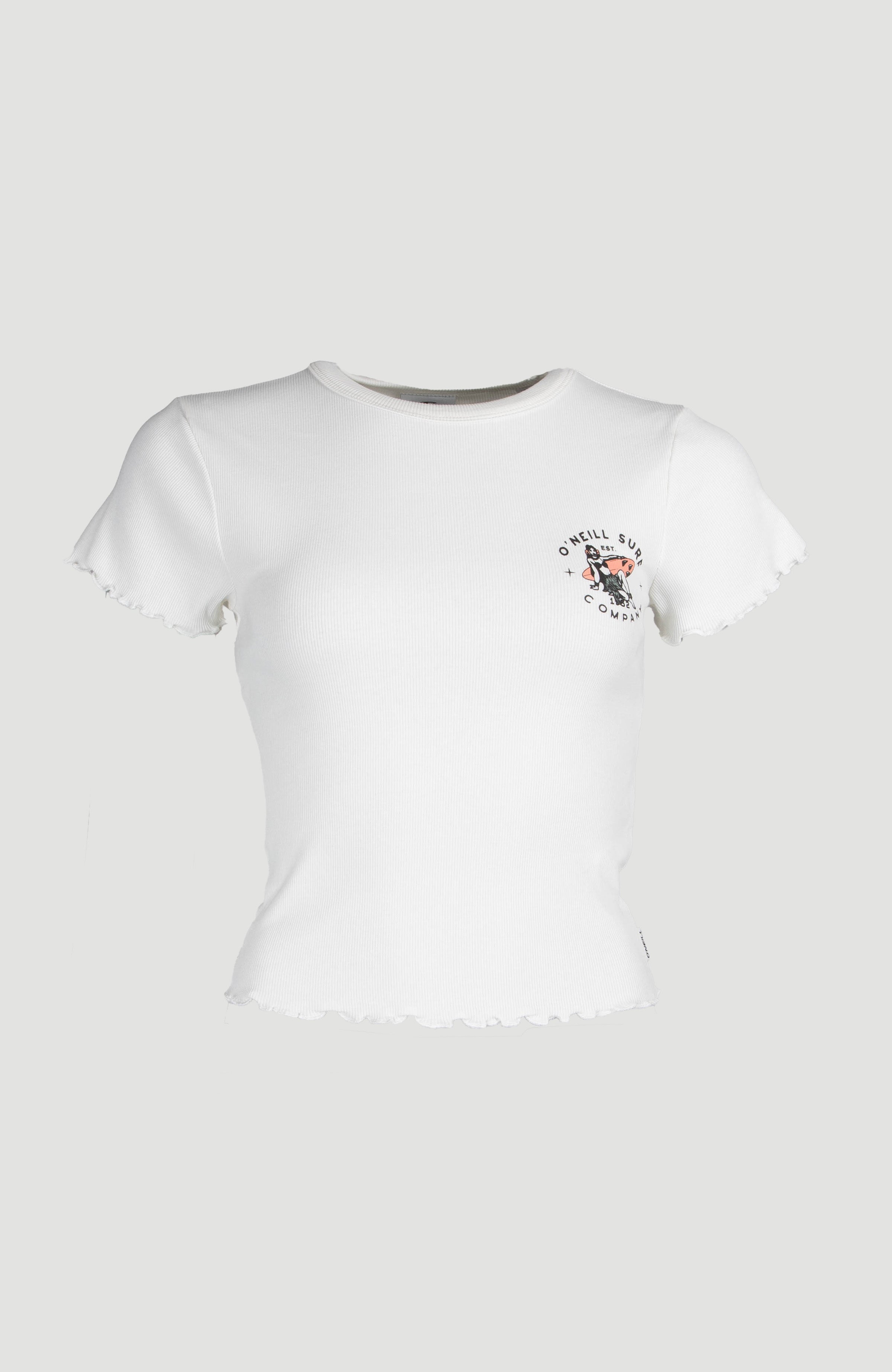 O'Neill Rib T-Shirt Women - Snow White