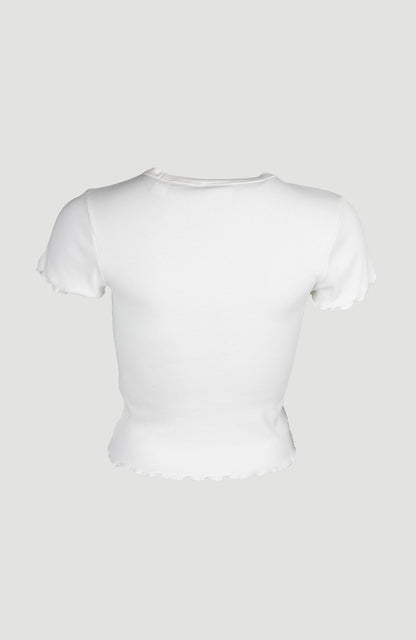 O'Neill Rib T-Shirt Women - Snow White
