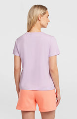 Front Print T-Shirt Women - Pale Lavender