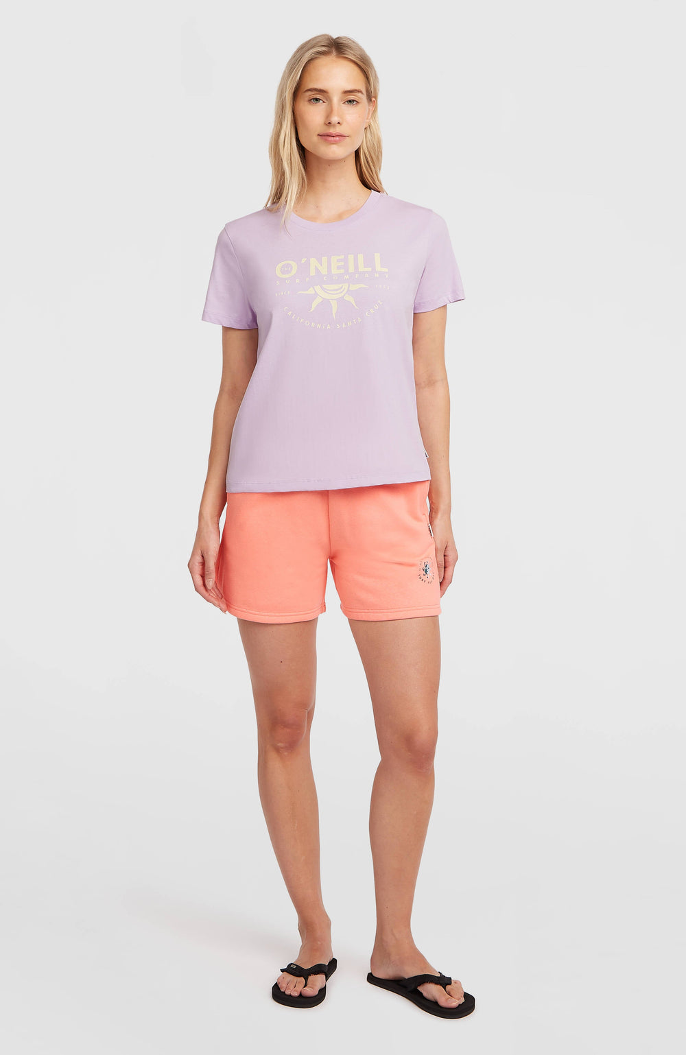 Front Print T-Shirt Women - Pale Lavender