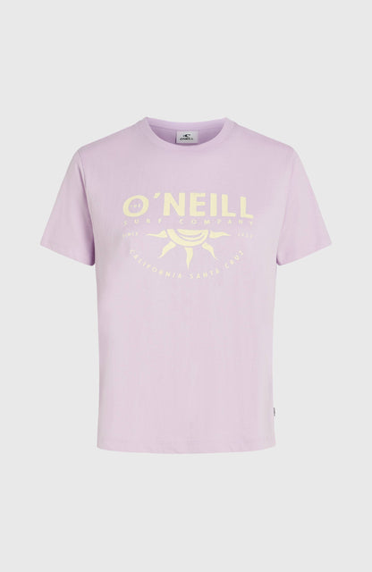 Front Print T-Shirt Women - Pale Lavender