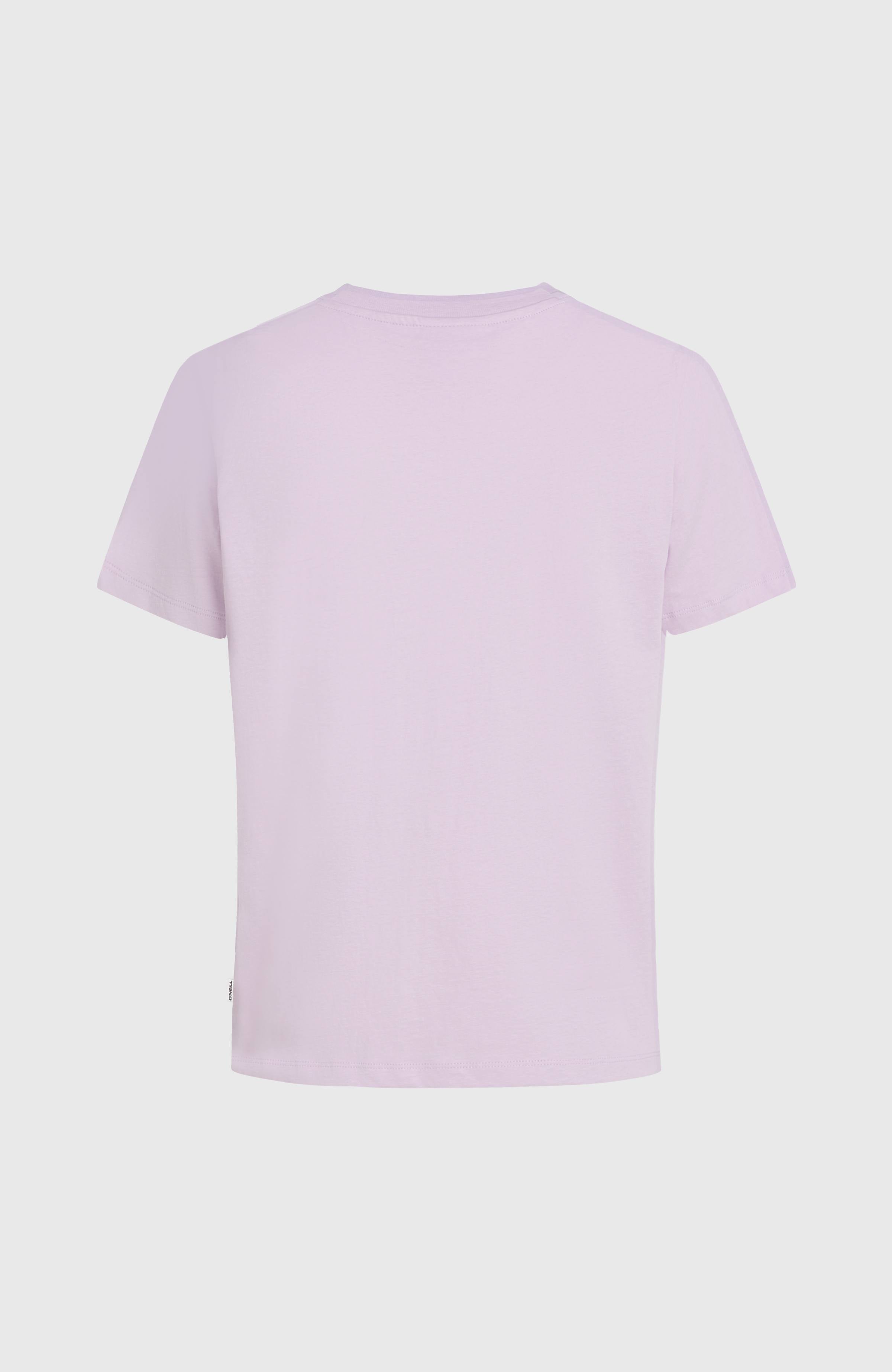 Front Print T-Shirt Women - Pale Lavender