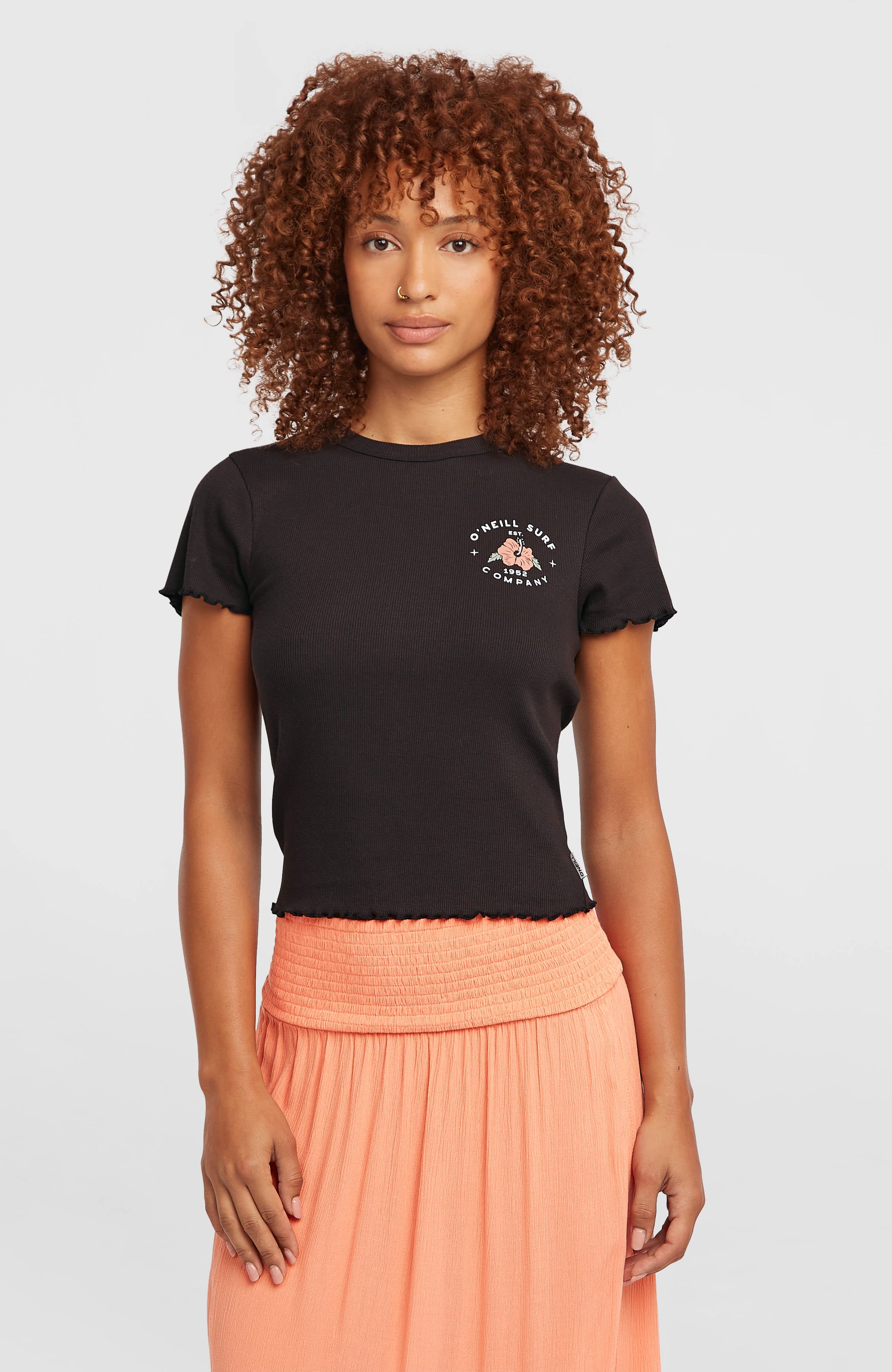 O'Neill Rib T-Shirt Women - Black Out
